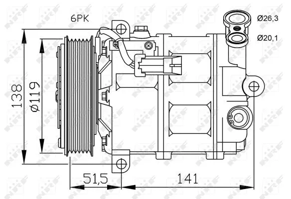 Compressor, air conditioning