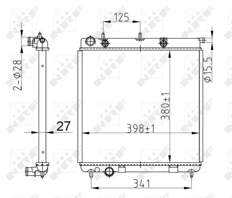 Radiator, engine cooling