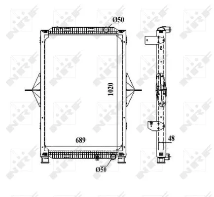 Radiator, engine cooling