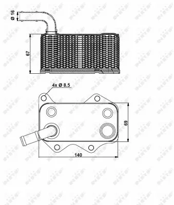 Oil Cooler, engine oil