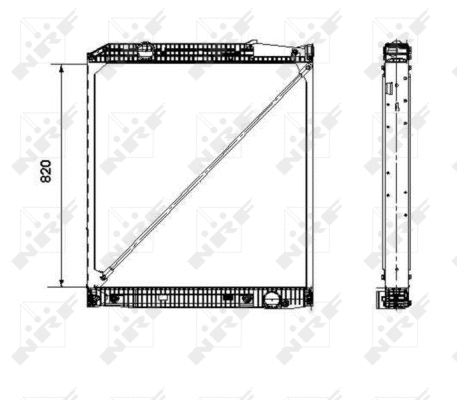 Radiator, engine cooling (519579)