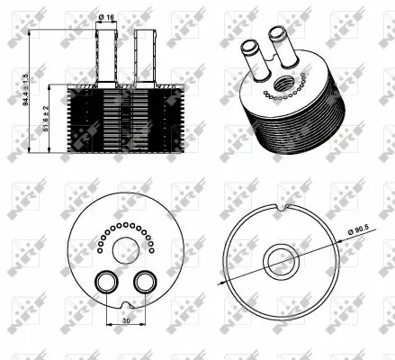 Oil Cooler, engine oil