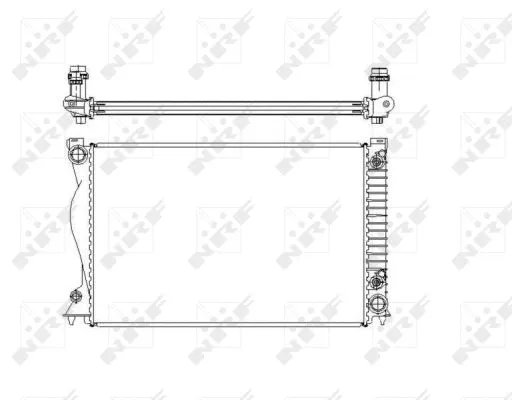 Radiator, engine cooling (58220)