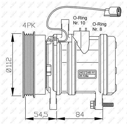 Compressor, air conditioning