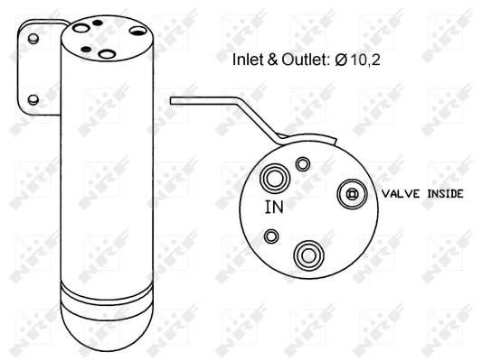 Dryer, air conditioning (33151)