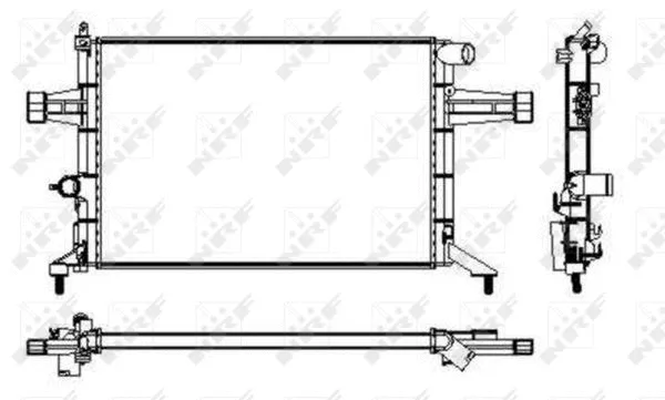 Radiator, engine cooling