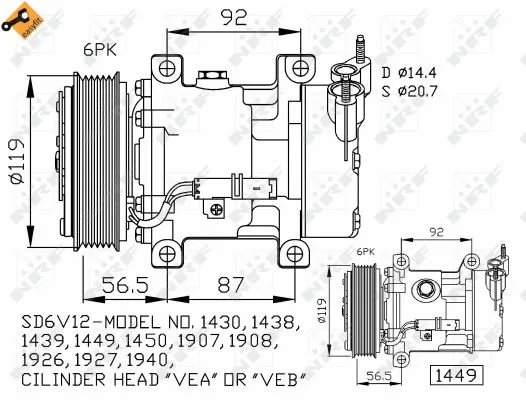Compressor, air conditioning