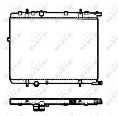 Radiator, engine cooling (58306)
