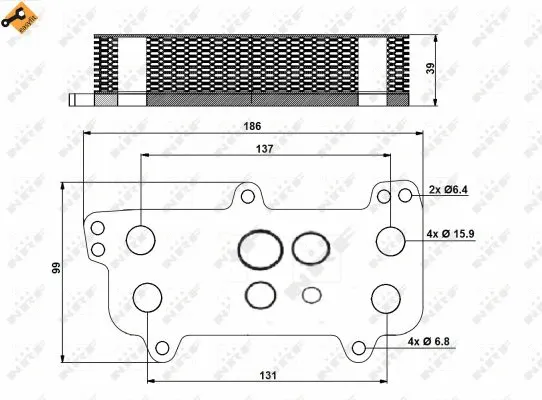 Oil Cooler, engine oil