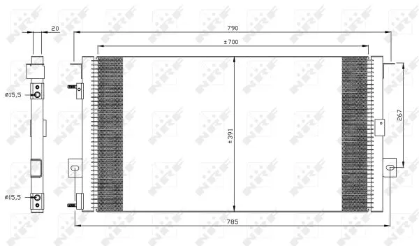 Condenser, air conditioning (35156)