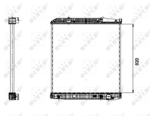 Radiator, engine cooling