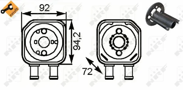 Oil Cooler, engine oil