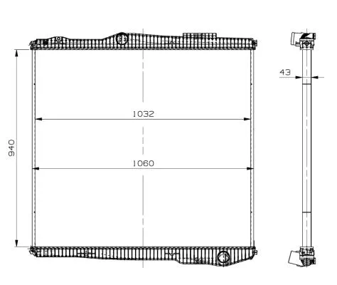 Radiator, engine cooling