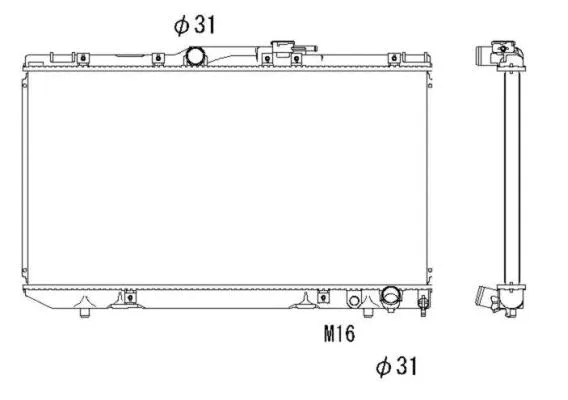 Radiator, engine cooling (503964)