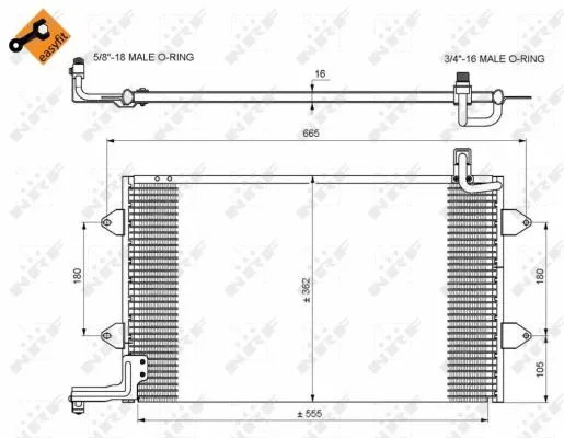 Condenser, air conditioning (35584)