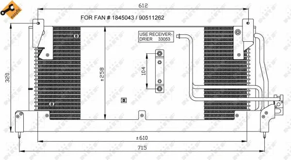 Condenser, air conditioning (35218)