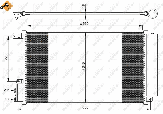 Condenser, air conditioning