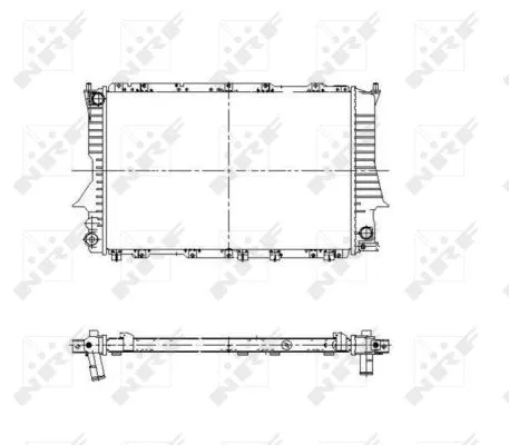 Radiator, engine cooling