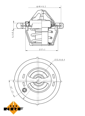 Thermostat, coolant (725187)