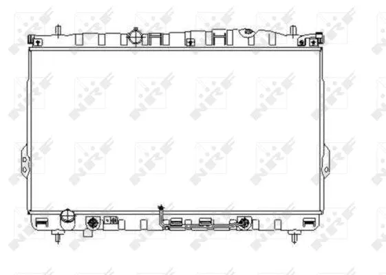 Radiator, engine cooling (53354)