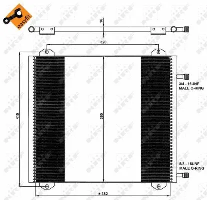 Condenser, air conditioning (35785)