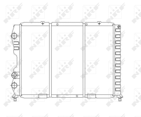 Radiator, engine cooling (58083)