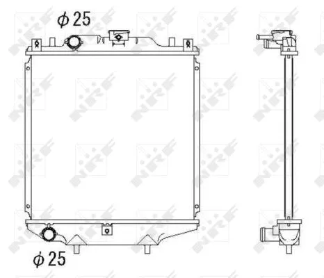 Radiator, engine cooling (507643)