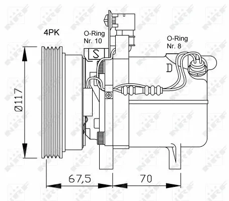 Compressor, air conditioning