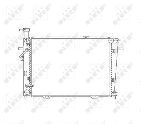 Radiator, engine cooling (53496)