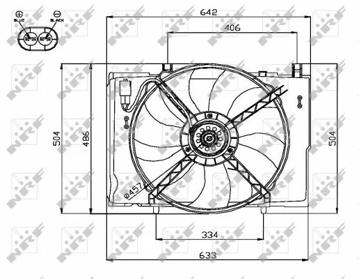 Fan, engine cooling (47741)