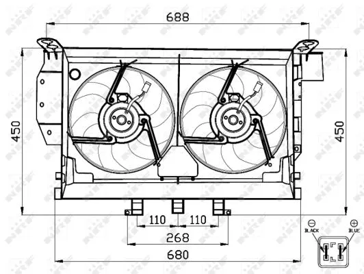 Fan, engine cooling