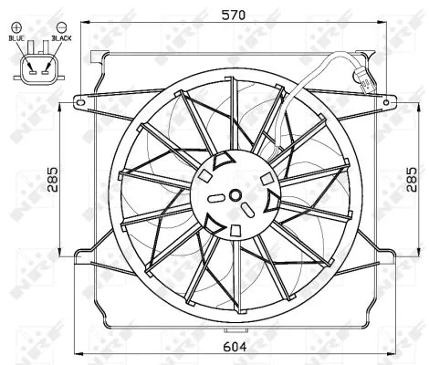 Fan, engine cooling
