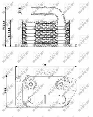 Oil Cooler, engine oil