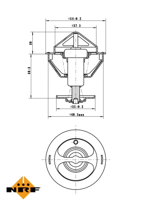 Thermostat, coolant (725200)