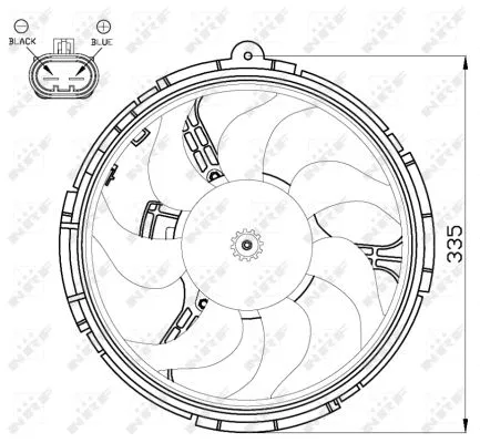 Fan, engine cooling