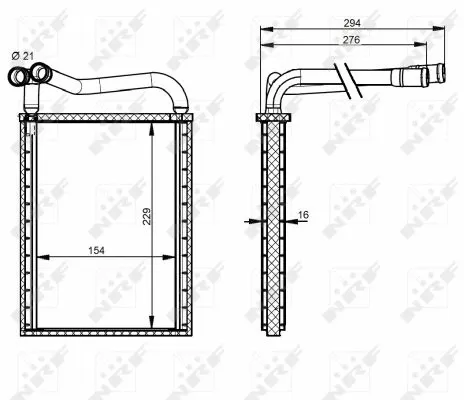 Heat Exchanger, interior heating