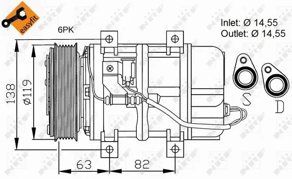 Compressor, air conditioning