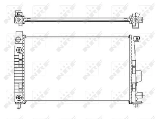 Radiator, engine cooling