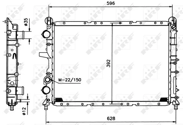 Radiator, engine cooling
