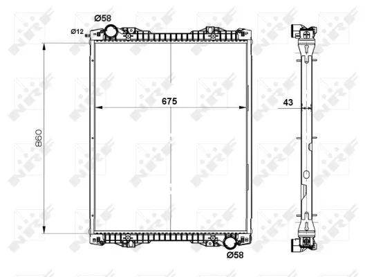 Radiator, engine cooling