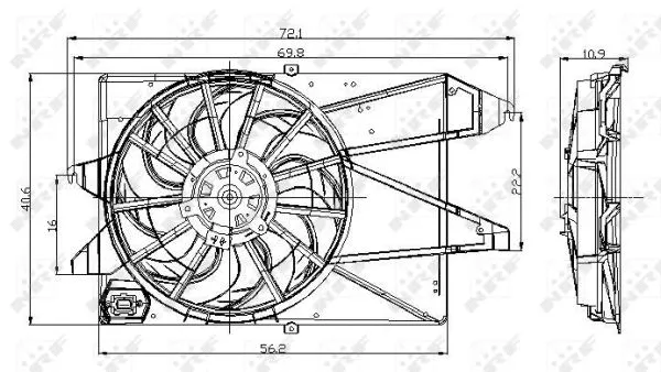 Fan, engine cooling