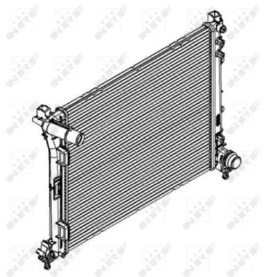 Radiator, engine cooling (58428)