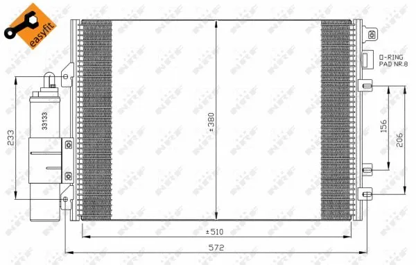 Condenser, air conditioning