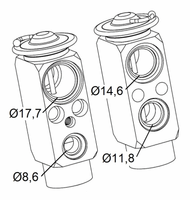 Expansion Valve, air conditioning (38399)