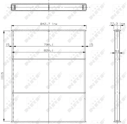 Core, radiator (23464)