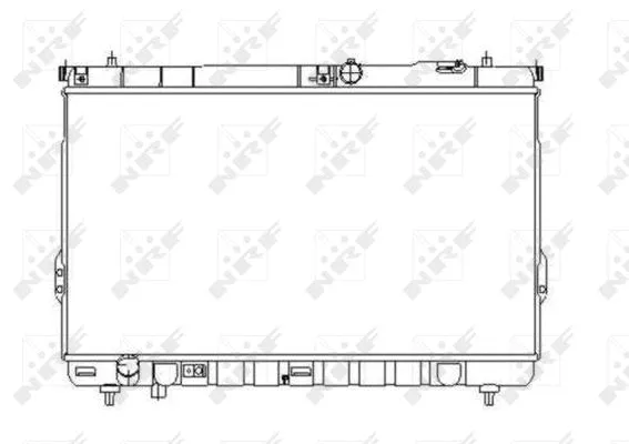 Radiator, engine cooling (53358)