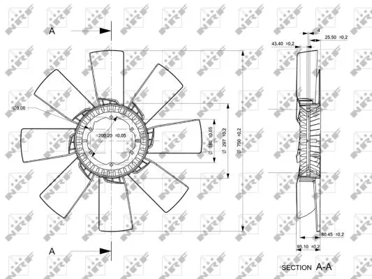 Fan Wheel, engine cooling