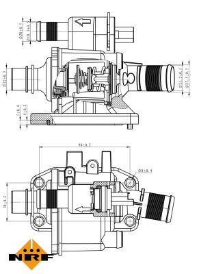 Thermostat, coolant (725058)