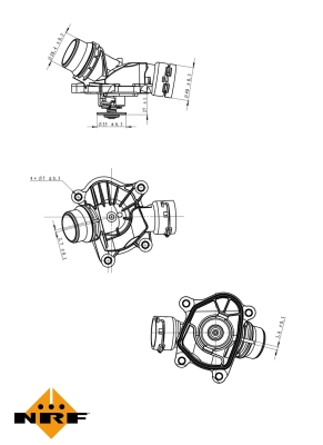 Thermostat, coolant (725041)