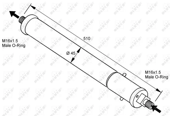 Dryer, air conditioning (33100)